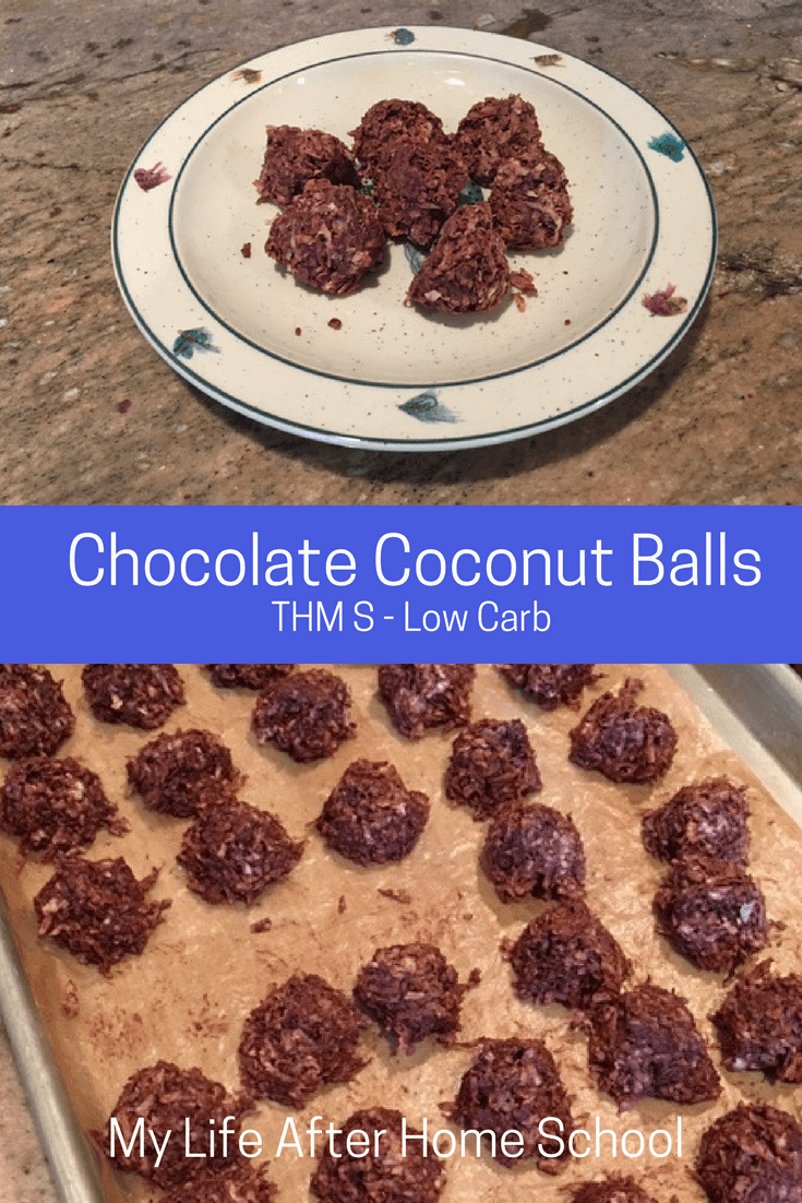 Chocolate Coconut Balls - THM S - Low Carb